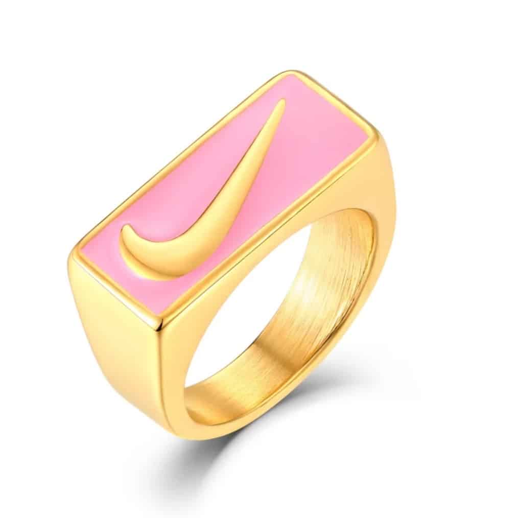 Bague vintage rose